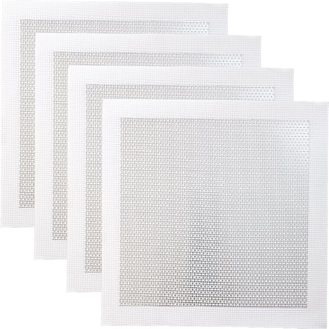 4 Pack 12x12 Inch Drywall Repair Patch Kit,Heavy Duty Self-Adhesive Mesh Dry Wall Patch Kits for Large Holes in Wall and Ceiling Repair (12 * 12in-4 Pack)
