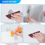 Ranekie 14 Pack Drywall Repairs Patch, 4/6/8 Inch Drywall Repair Kit with Extended Self-Adhesive Mesh,Large Hole Patch Repair for Drywall,Heavy Duty Dry Wall Hole Repair Patch