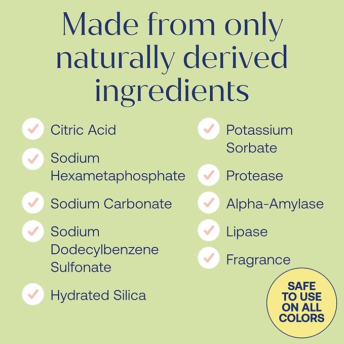 Fab Tab Laundry Detergent Tablets, Plant-Based Formula, Removes Tough Stains, Plastic-Free Alternative to Pods, All Washing Machines (30 Count, Unscented)