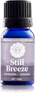 Woolzies 100% Pure & Natural Still Breeze Essential Oil Blend | Lavender & Jasmine Therapeutic Grade Oil Blend | Use with Wool Dryer Balls or Oil Diffuser (10 ML)