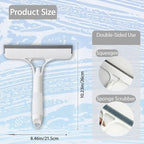 3 in 1 Window Cleaning Scraper,Multifunctional Spray Window Squeegee Cleaner Tool,Mirrors Scraper,Squeegee and Scrubber Spray Bottle Window Squeegee for Glass Doors,Glass Cleaner Tool