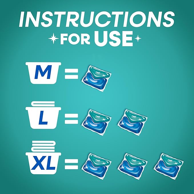 Persil Ultra Pacs Activewear Clean Laundry Detergent, 57 count