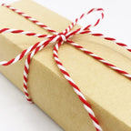 Leecogo Bakers Twine String Red and White Cotton Twine 656 Feet Christmas Twine for Gift Wrapping DIY Crafts Home Decoration Cooking