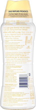 Downy Light Laundry Scent Booster Beads for Washer, Shea Blossom, 20.1 oz, with No Heavy Perfumes