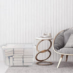 Cand 4 Packs 70 Quart Plastic Storage Box with Wheels, Large Lidded Storage Bins, Clear