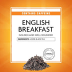 Twinings English Breakfast Loose Tea Tins, 3.53 Ounce Tins (Pack of 6), Smooth, Flavourful, Robust Black Tea Leaves, Caffeinated, Enjoy Hot or Iced