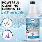 Carpet Cleaner Shampoo - MADE IN USA - Concentrate Carpet Cleaner & Deodorizer - Pet Stain And Odor Remover - Rug Extracting Shampoo, Upholstery, and Machine Use - Fresh Scent (64 Fl oz) (32 Fl oz)