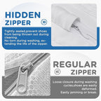 Shoe Washing Machine Bag,Shoe Laundry Bags for Sneakers, Reusable Shoe Cleaning Bag for All Shoe Sizes