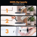 Handheld Vacuum Cordless 15000PA Car Vacuum 3-in-1 Hand Held Vacuums 1.1 Pounds Hand Vac Cordless Rechargeable One-Touch Empty for Cleaning Cars Offices Homes Pet Hair and Dust (Orange)