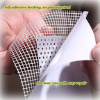 6 Pack 2 inch Wall Patch Repair, Drywall Patch Self-Adhesive Mesh Drywall Repair Patch and Fiberglass Repair Kit,Heavy Duty Dry Wall Hole Repair Patch for Drywall Plasterboard(2 x 2'')