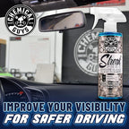 Chemical Guys Streak Free Window Cleaner – Ammonia-Free Glass Cleaner for Crystal Clear Clarity, Safe on Tint, Mirrors, Touchscreens, Windshields, and Chrome, 32 fl oz