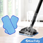 Reusable Microfiber Pads Compatible with Dupray Neat Steam Cleaner Replacement Mop Cleaning Pads, Reusable Cloths and Small Bonnets, 6+6 Pack