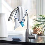 E-Cloth Reusable Paper Towel Replacement Cloth, Premium Microfiber Cleaning Cloths Ideal for Cleaning Up Spills on Countertops, Alternative to Paper Towels, 100 Wash Guarantee, 4 Count