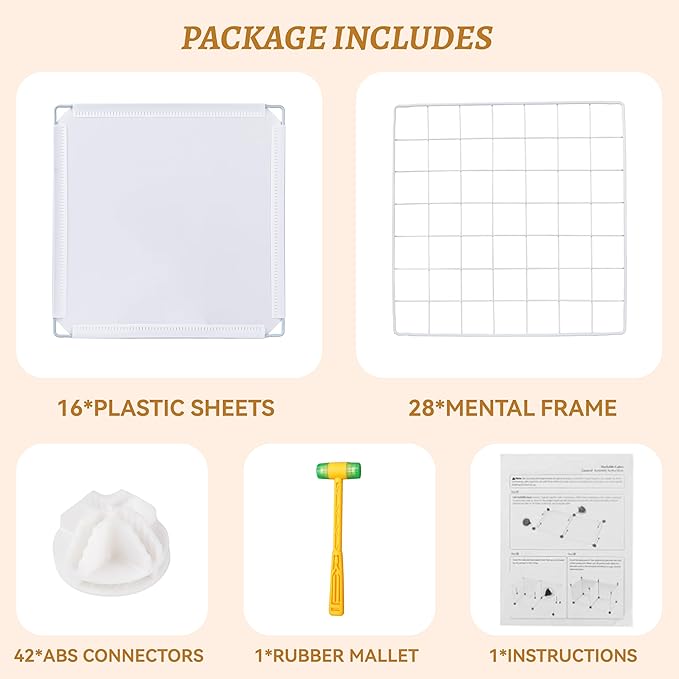 TUMUCUTE Cube Storage Organizer, Metal 12-Cube Shelves Bookshelf, Portable Closet Clothes Organizer for Bedroom, Home, Office, White