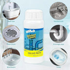2026 New Wild Tornado Drain Cleaner, Toilet Clogged Drain Solution, Drains Foam Cleaners, for Kitchen Toilet Pipeline Quick Cleaning Tool (2PC)