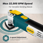 Enventor Multi Tool Saw, 2.5Amp Electric Oscillating Tool Kit Corded with 28pcs Saw Accessories, 6 Variable Speeds, 3° Oscillating Angle Oscillating Saw for Cutting, Scraping, Sanding
