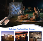Mafiti Bug Zapper 3000V Mini Electric Fly Swatter with LED Light,Bug Zapper Indoor with Safety Grid for Home,Kitchen&Outdoor Camping-AA Battery Powered (not incl.)