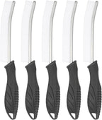 uxcell 5pcs Crevice Cleaning Brush, Hard Bristle Gap Scrub Brush, Bathroom Cleaning Tools for Window Bathroom Faucet Gap, White