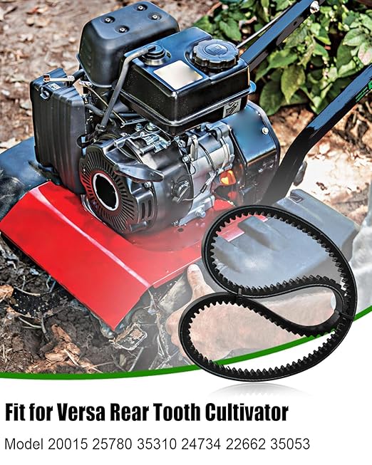 20343 Drive Belt Fit for Earthquake 20015 25780 35310 24734 22662 35053 Rear Tine Tiller Cultivator, Tiller Belt 12" x 728" Type 4L Tooth