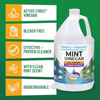 Simply Vinegar Mint Vinegar – with Refreshing Mint Scent for Cleaning, Home, Laundry, 128 oz - 2 Pack