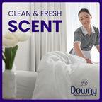 Downy Fabric Softener, Bulk Liquid Fabric Conditioner for Commercial & Residential Washing Machines, 190 loads, Clean & Fresh Scent, 140 fl oz (Case of 4)