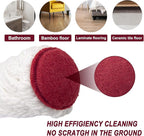 KeFanta Self Wringing Mop for Floor Cleaning, Microfiber Floor mop with 57 " Long Handle, Easy Wringing Mops for Kitchen Hardwood Bathroom Garages Warehouses Vinyl Tile Laminate Home Office