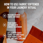 Laundry Sauce - Laundry Fabric Softener (Italian Bergamot) Luxury Fragrance, Softens & Preserves Fabric, Reduces Wrinkles, 19 Fl Oz