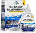 True Fresh Heavy Duty Mold Stain Remover Gel – Powerful Cleaner for Front Loader Washing Machine Seals, Bathroom Grout, Shower Caulking, Tiles & More – 7 oz Cleaning Solution for Stubborn Stains