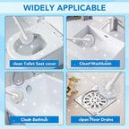 50 Pcs Disposable Toilet Bowl Wand Refills for Clorox, Upgraded Replacement Heads System Compatible with Clorox Toilet Wand Refills for Bathroom Cleaning
