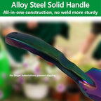 Garden Shovel - Gardening Hand Tool, Heavy Duty Garden Trowel, High Strength Alloy Steel for Planting Transplanting Transferring, Solid Metal Handle, Colorful