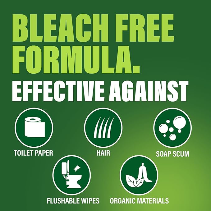 Best Eco Friendly Drain Line Cleaner | Main Drain Lines | Sink and Floor Pipes | Sewers | Urinals | Toilets | for use in Residential or Commercial Drains