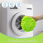 Mop Replace Heads for Ocedar Mop Heads Replacements Easywring 1-Tank System,Spin Mop Replacement Head for Floor Clean,2 Pack Chenille Mop Refills,Washable and Reusable Mop Head Replacement,Green