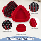 Scrubber Mop Head for Ocedar, Upgrade Scrub Brush for Ocedar, Spin Mop Scrub Brush Head for Ocedar RinseClean 2-Tank, More Bristles Scrub Brush Attachment for Bathroom