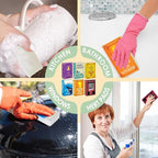 12 Pieces Book Kitchen Sponges Novels Sponges Fun Non-Scratch Scrub for Washing Dishes Pots Pans and Household Cleaning Supplies for Kitchen Dishes Furniture Gifts