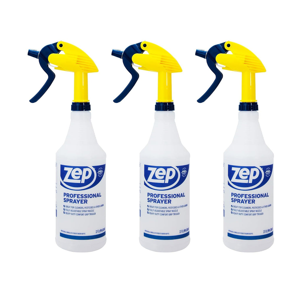 ZEP Professional Sprayer Bottle, 32 oz, Pack of 3, HDPRO1