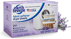 Earth Breeze Fabric Softener Dryer Sheets – Lavender, Hypoallergenic, No Harsh Chemicals, Safe Ingredients – Soft Clothes – Static Cling & Wrinkle Reducer – Gentle Fabric Care – Made in USA (1 Pack)