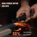 Katerk Cordless Rotary Tool, 4000mAh Battery, 6-Speed, 28000RPM, Rotary Tool Kit with 70 Accessories Light duty Engraving Pen for Sanding, Polishing, Drilling, Etching, Grinding, Wood Carving