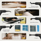 1.69 Quarts Handheld Steam Cleaner for Home Cleaning Portable Steam Cleaner for Car, Carpet, Furniture, Tile Floor, Dirt, Grease, Grout