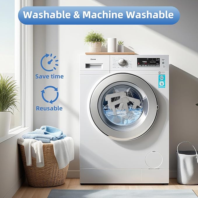 16 Pack Mopping Pads for ECOVACS Winbot W2 PRO Omni / W2 PRO / W2 / W1 PRO / W1 Window Cleaning Robot, Washable Microfiber Mop Pad Window Cleaning Replacement Accessories