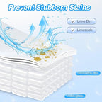 KIISIISO Toilet Bowl Cleaner Tablets 80 PACK, Automatic Bleach Toilet Tank Cleaners, Bathroom Long-Lasting Freshness, Slow-Releasing Powerful Deodorizing & Descaling