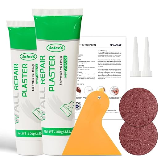 Drywall Repair Kit, Spackle Wall Repair Patch Kit with Scraper, (Pack of 2)