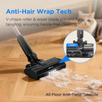 Cordless Vacuum Cleaner, Stick Vacuum Cordless Rechargeable,45Mins Powerful Suction Vacuum Cleaners for Home,Anti-Tangle,One-Click Dust Disposal,Lightweight for Hardwood Floor Carpet Pet Hair