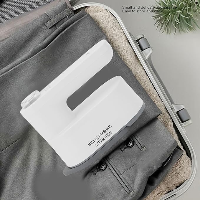 Travel Steamer for Clothes, Cordless Rechargeable Portable Mini Steam Iron with 2 Temperature Settings, Mini Ironing Machine Handheld Steam Iron for Home Business Trip Travel