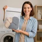 Kimmama Laundry Bags Mesh Wash Bag, Lingerie Bags for Washing Delicates, Net Washer Sack with Zipper, Dryer Pouch for Cleaning and Drying Cloths, Garment, Sweater, Bra, Pant, Sock, Toys, Bedcover