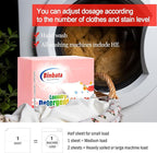 Laundry Detergent Sheets - Up To 128 Loads, Hypoallergenic, Eco-Friendly Peach Scent, Biodegradable, Plastic Free, Liquidless Laundry Sheets Suitable for Sensitive Skin