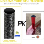 HOSKO 74 Inch Leaf Rake, 11 Tines Garden Rakes with Adjustable Sectional Handle for Quick Clean Up of Lawns, Garden, Farm, Pasture, Yard and Chicken Coop