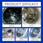 Eco-Friendly Washing Machine Cleaner, 12 Pack Washing Machine Deep Cleaner Tablets, Remove Stubborn Pet Hair, Septic Safe, Compatible with HE, Top & Front Load Washers (3PCS)
