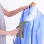 Steamer for Clothes, Handheld Garment Steamer, Portable Clothes Steamer Remove Wrinkle, 180ml Water Tank, 12 minutes Continuous Steam, 2.3 meter Cord, Ideal for ALL Fabrics, One button Design (Gray)