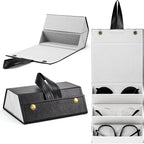 Sunglasses Travel Case,Foldable Eyeglasses Case, Portable Multiple Glasses Case for Women Men Girls