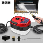 Steam Cleaner, 2500W Portable High Temp Bathroom Power Steamer Cleaning Machine, High Pressure Steamer for Cleaning, Handheld Steam Cleaner for Home For Home Use Kitchen Grease Car Detailing